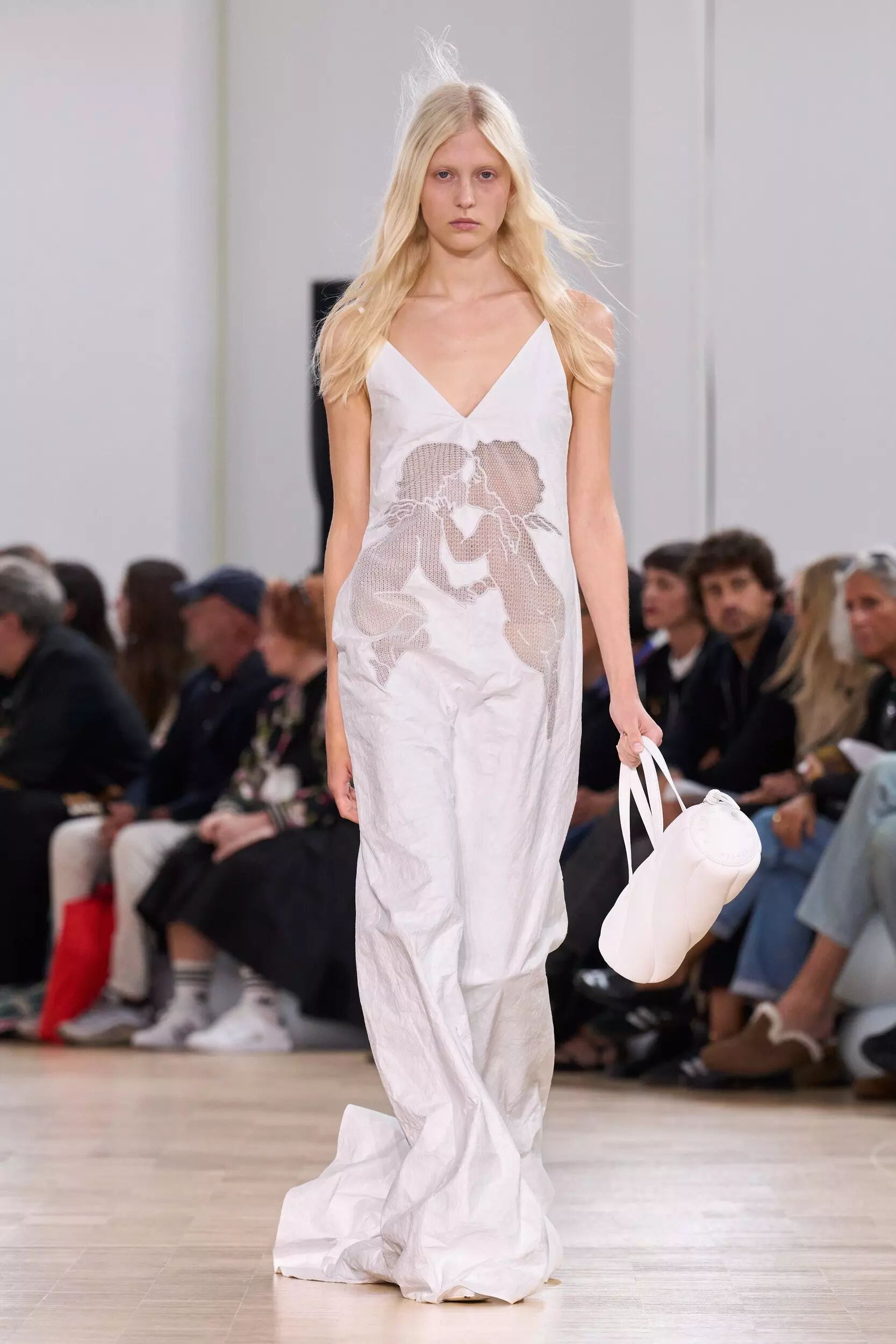 Kissing Angels Slip Maxi Dress White